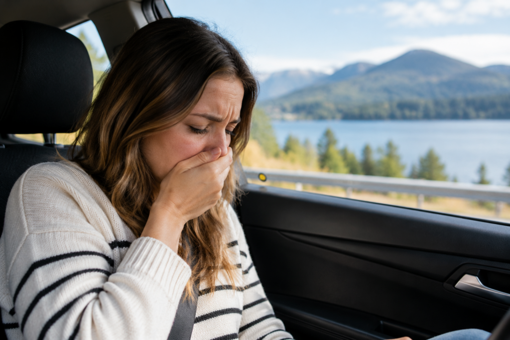 motion sickness, motion sickness symptoms, travel nausea, motion sickness relief, Jet-Avert