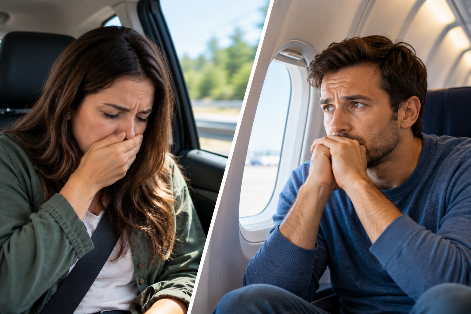motion sickness, travel anxiety, travel nausea, motion sickness symptoms, Jet-Avert